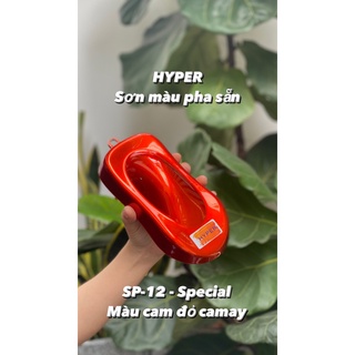 Sơn xe máy hyper màu cam đỏ camay - 1 lít