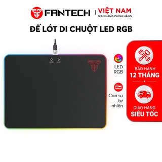 Miếng Lót Chuột LED RGB 7 Chế Độ FANTECH MPR350 Cao Su Tự Nhiên Kích Thước 35.5 x 25.5 x 5.8mm -  Hàng Chính Hãng