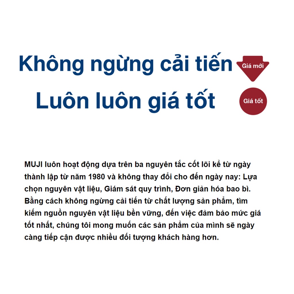 Muji Dép Mang Trong Nhà Jersey Đế Trong