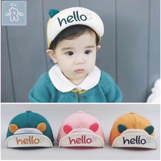 Mũ Lưỡi Trai Cho Bé In Chữ Hello