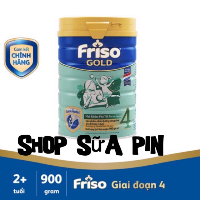 (HCM) Sữa bột Friso 4 lon 900g