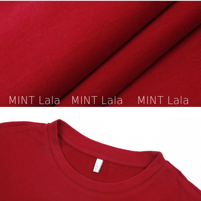 Áo Pull Nữ Rộng Chất Thun Màu Trắng Và Đỏ Đẹp