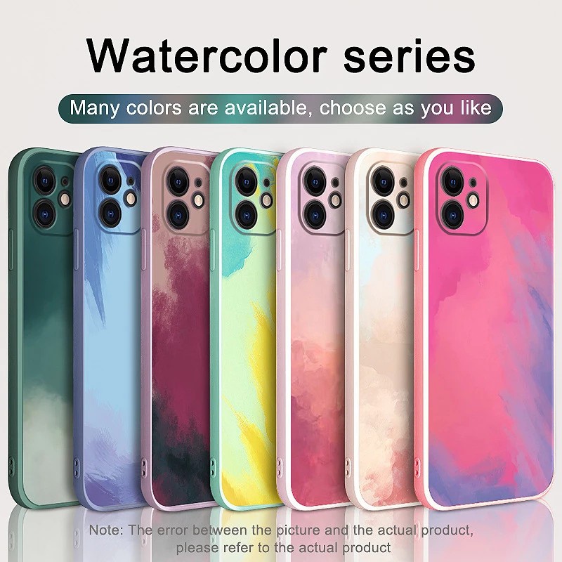 Ốp điện thoại viền vuông BVC Mojito nhiều màu cho Samsung Galaxy A50 A50s A30s A20 A30 A10