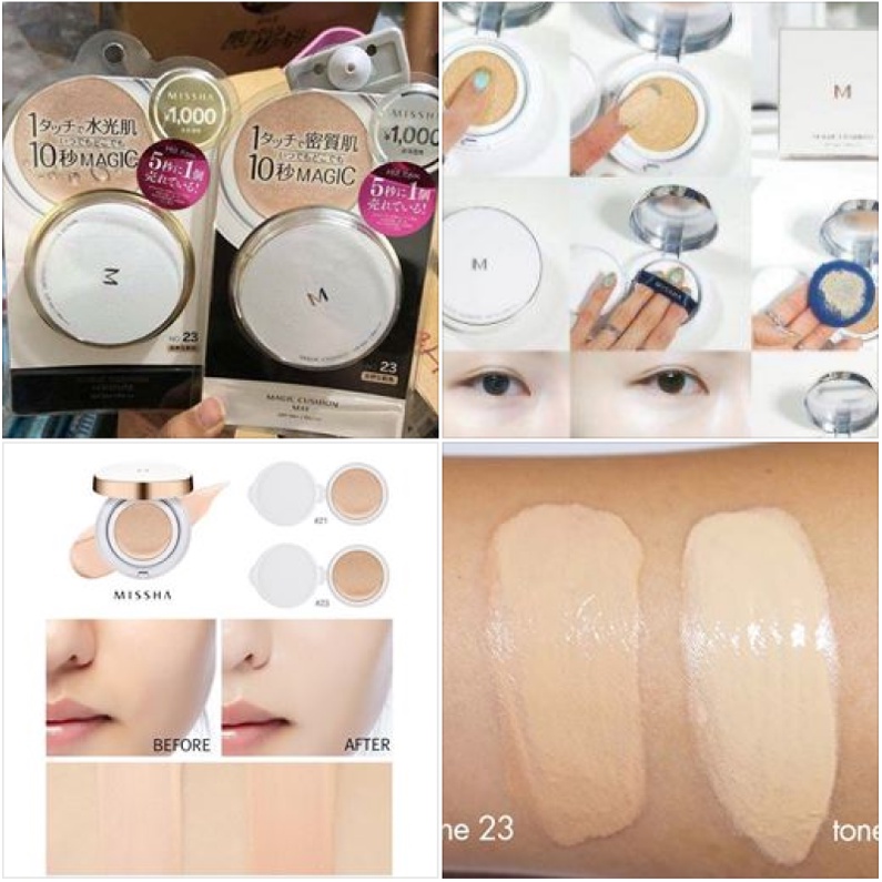 Phấn nước Nhật Bản ⚡ Phấn nước Missha Magic Cushion tăng cường dưỡng da, che khuyết điểm