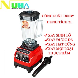 Máy xay công nghiệp osako os-1800 công suất lớn, bộ 6 lưỡi dao xay, chức năng hẹn giờ