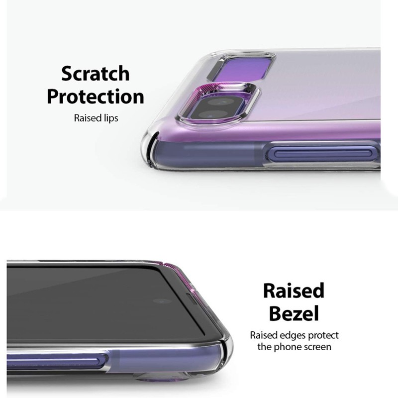 Ốp Điện Thoại Mỏng Trong Suốt Cho Samsung Galaxy Z Flip / F7000 / F9000