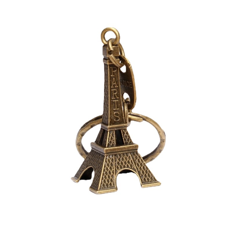 Móc Khóa Hình Tháp Eiffel Vintage
