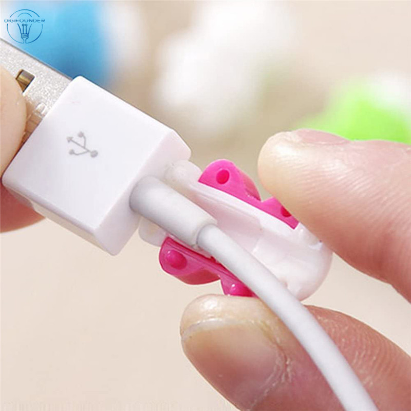 Phụ Kiện Bảo Vệ Đầu Dây Cáp Hình Bướm Dễ Thương