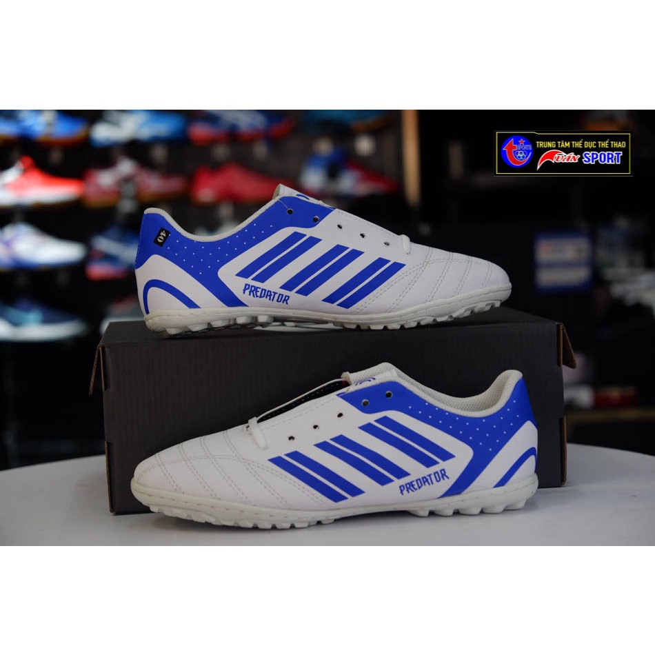 Giày đá bóng Predartor CBI - trắng xanh bích(size39-43)