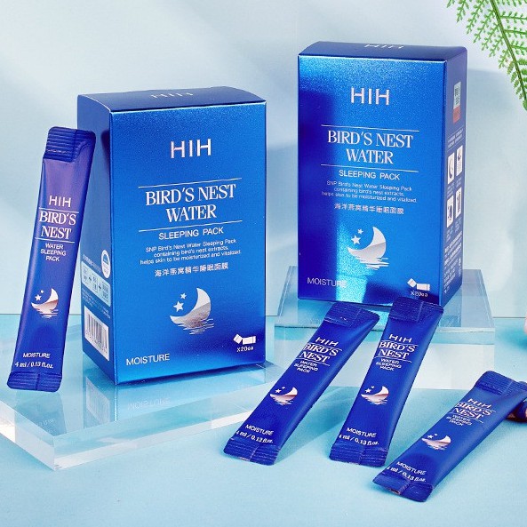 Mặt Nạ Ngủ Tinh Chất Yến HIH Sào Dưỡng Ẩm Cấp Nước Chăm Sóc Da Và Thu Nhỏ Lỗ Chân Lông | BigBuy360 - bigbuy360.vn