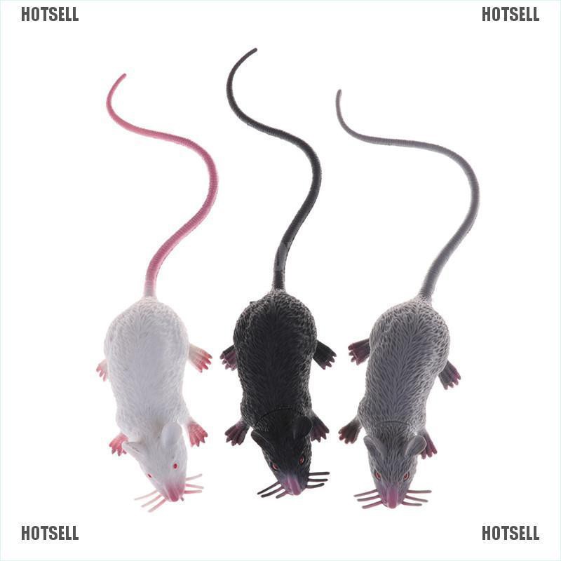 Mô Hình Chú Chuột Nhựa Dùng Trang Trí Halloween