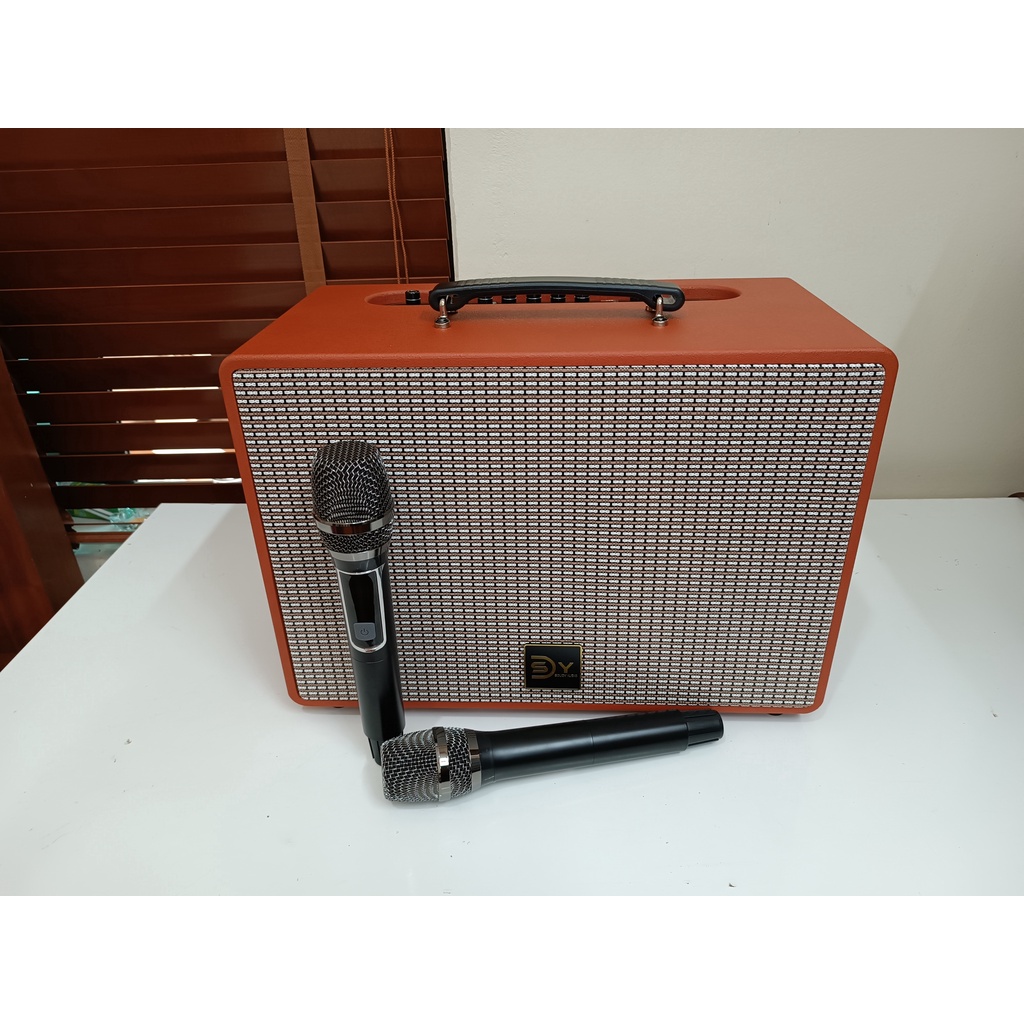 Loa Hát Karaoke SDY T17 | Loa Xách Tay Cao Cấp Bass 25, tặng 2 micro UHF - Chất Âm Tuyệt Hảo, Cam kết chất lượng