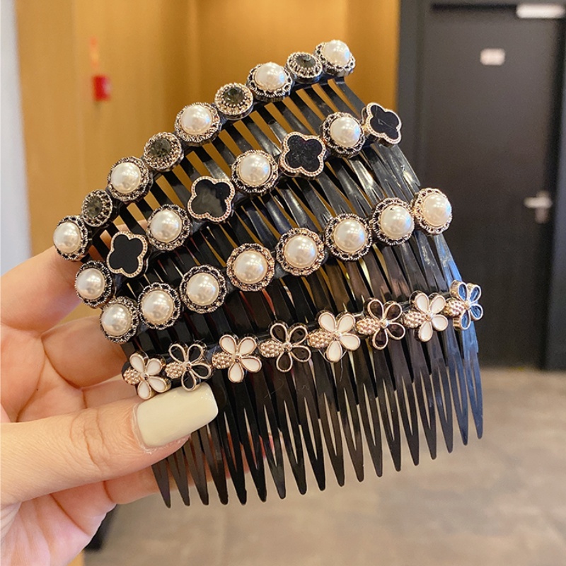 Kẹp tóc đính ngọc trai nhân tạo thời trang dành cho nữ