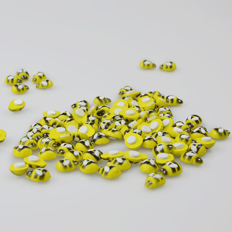 Set 100 sticker dán tường &amp; cửa tủ lạnh hình con ong