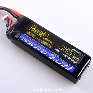 Pin Tiger 3s 11.1V 4500mah 30C jack T