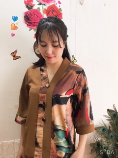 Bộ lụa cao cấp đi lễ chùa