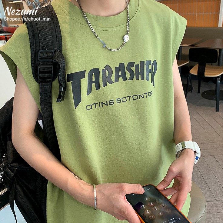 ÁO TANK TOP COTTON 95% UNISEX HIP HOP THRASHER