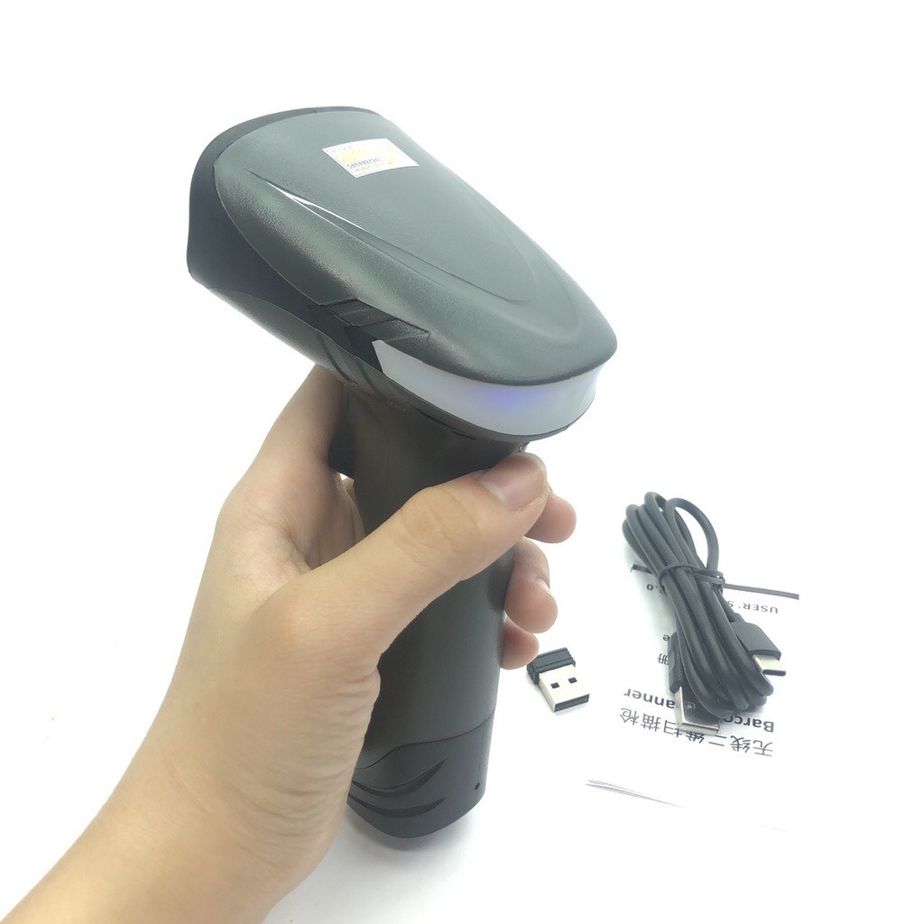 Máy quét không dây Bluetooth 2D JRHC kết nối điện thoại và máy tính