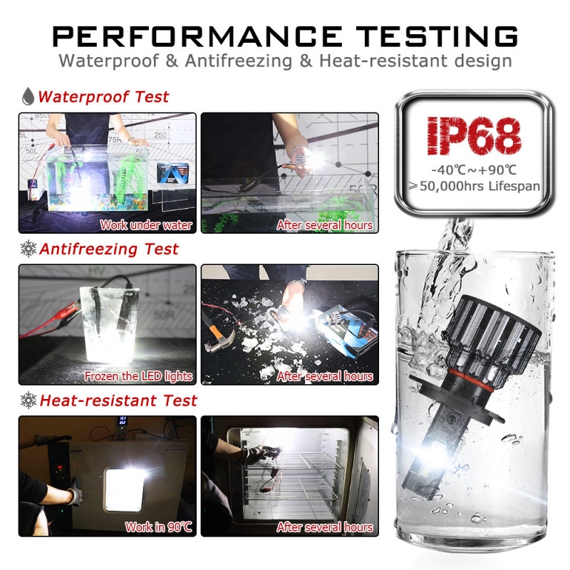 Bộ 2 bóng đèn pha NovSight H4 9003 HB2 80W 15000LM cho xe ô tô