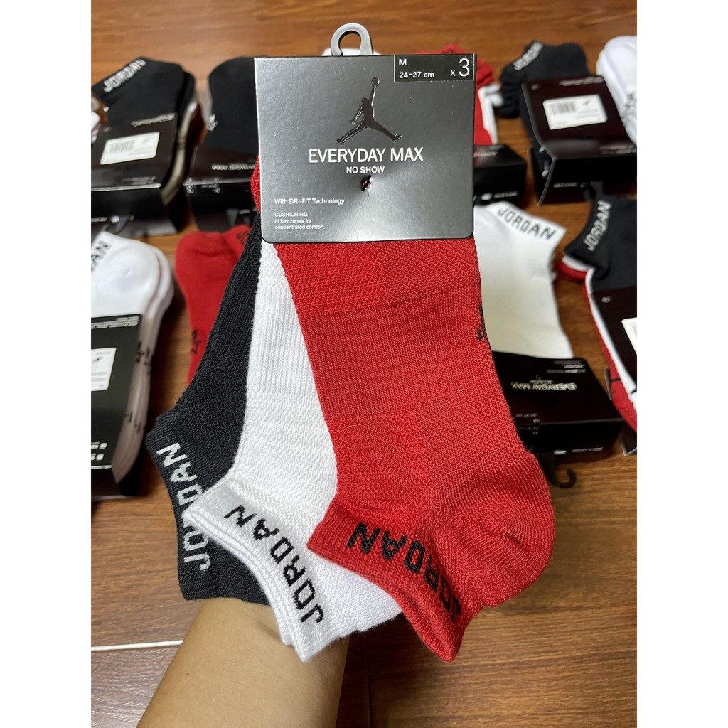Tất vớ Jordan No Show Sock  (1pack 3 đôi)