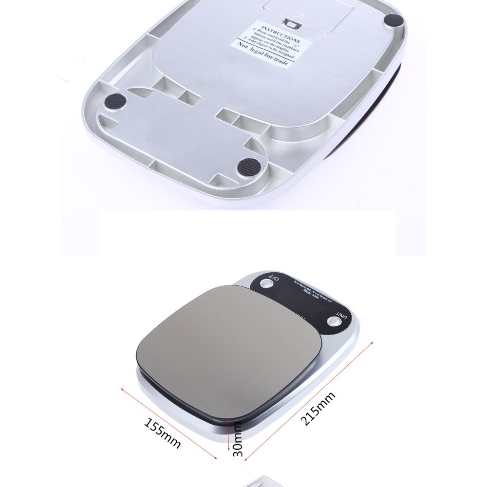 Cân điện tử mini dùng trong nhà bếp, cân thực phẩm, làm bánh Ebalance Kitchen Scale - kèm pin, hướng dẫn tiếng Việt