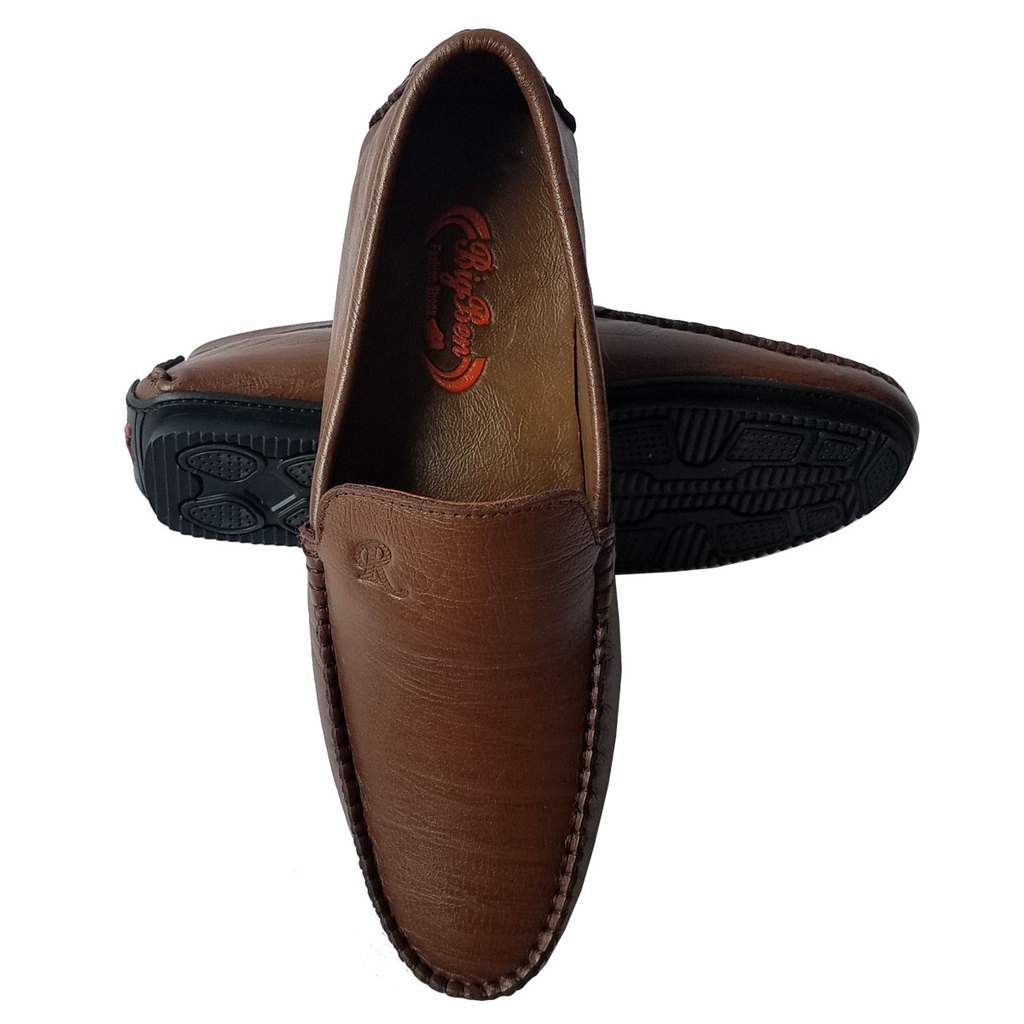 Giày Lười Nam Da Bò Thật BIGBEN Cao Cấp GM237