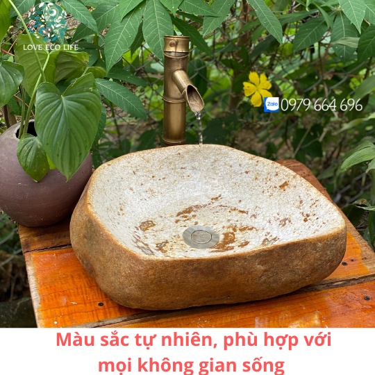 [SIÊU XINH SIÊU BỀN] Chậu đá cuội tự nhiên