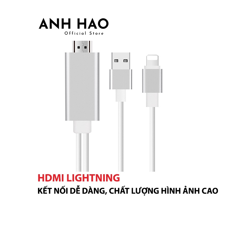 Dây cáp HDMI cho iP/tablet táo ra tivi,dây MHL to tivi,máy chiếu FULL HD