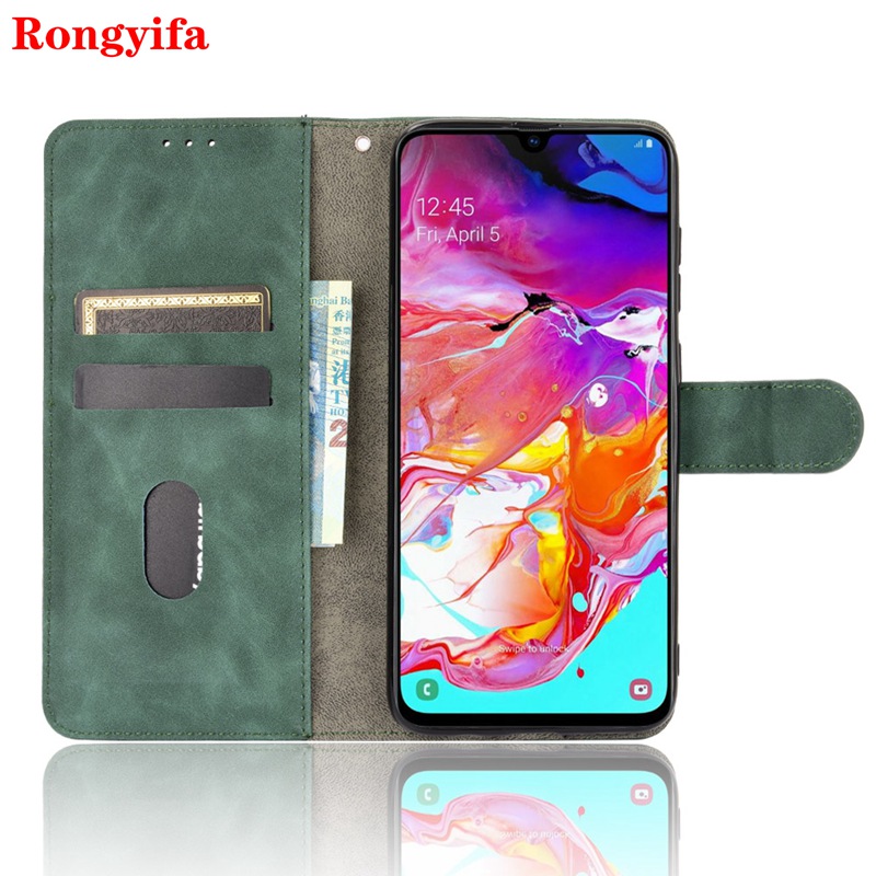 Bao da điện thoại nắp gập có ngăn thẻ cho Samsung Galaxy M51 A70/S A50/S A30/S A40 A20 A10 M10 A7 2018 A90 5g