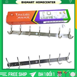 🆘GIÁ HỦY DIỆT 🆘 Mắc Áo Treo Tường Inox Đôi 7 Mấu Vinataba
