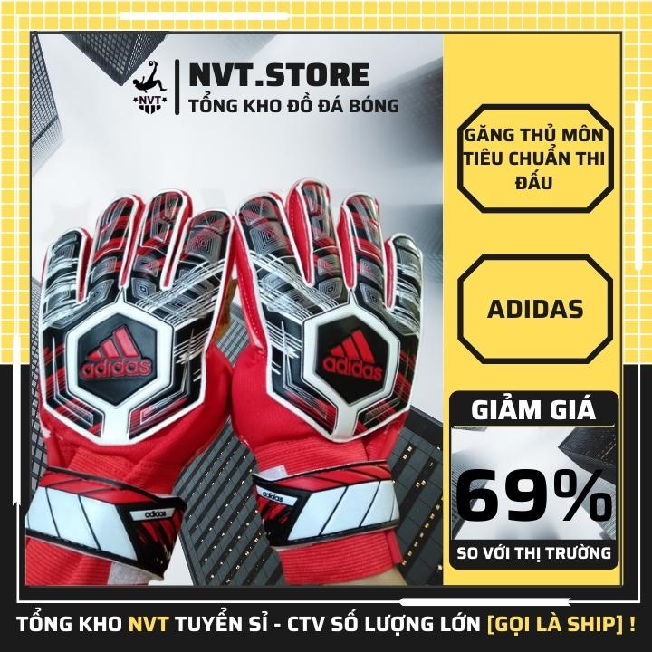 Găng tay thủ môn trẻ em Adidas siêu dính giá rẻ, găng thủ môn có xương người lớn hàng cao cấp - NVT.store.vn