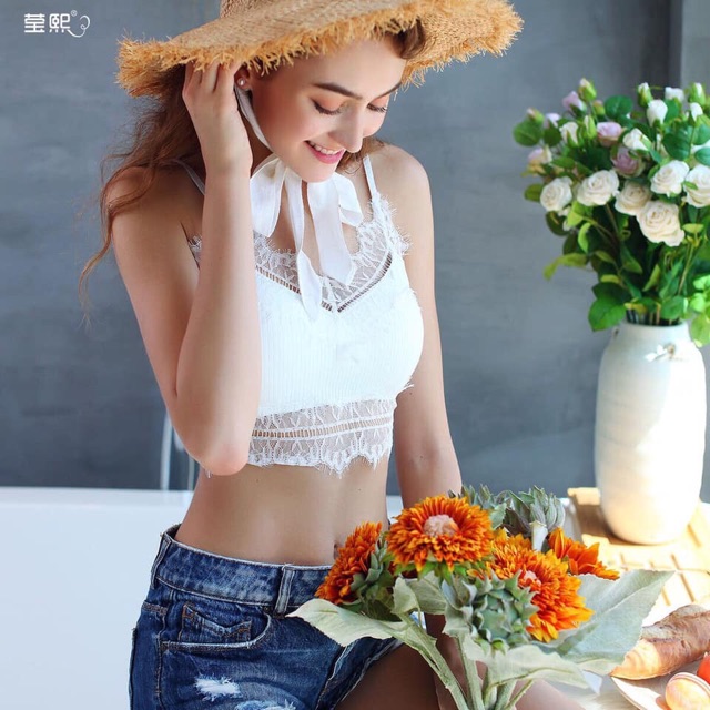 Áo bra cao cấp - bra tăm viền ren