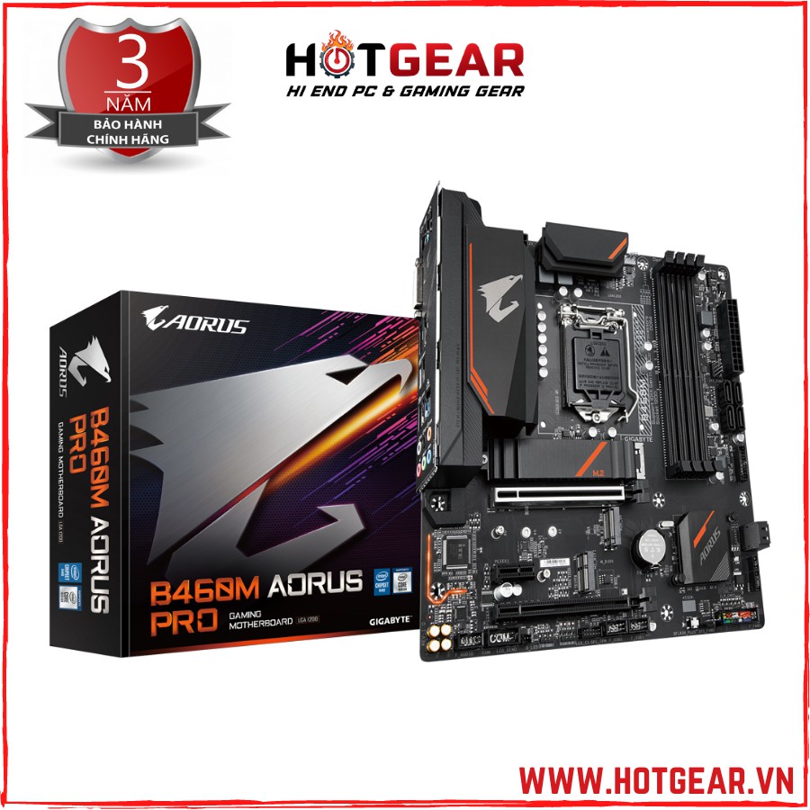 Bo Mạch Chủ GIGABYTE B460M AORUS PRO (NEW 100%, CHÍNH HÃNG)