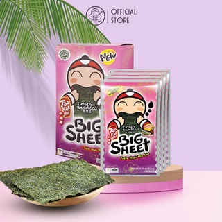 Hộp 12 Gói Snack Rong biển BIG SHEET Vị Sốt Nhật Bản -Gói 3.2g