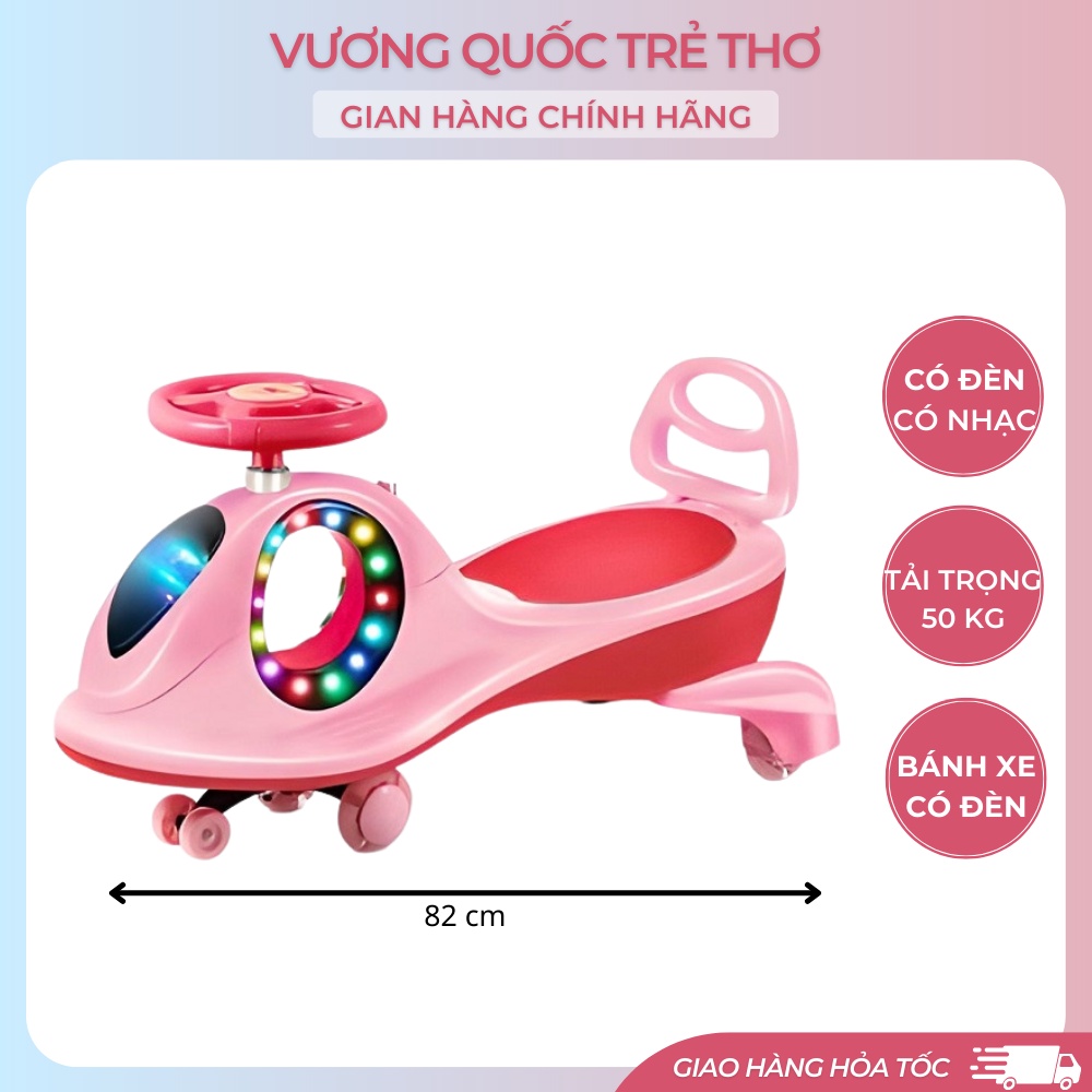 Xe Lắc Cho Bé Có Nhạc Đèn VuongQuocTreTho, Xe Lắc Cao Cấp Broller 626