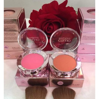 Phấn Má Ngọc Trai CELLIO Shining Blusher (Loại Nhỏ)