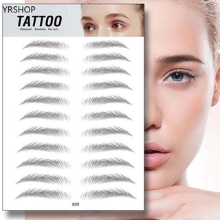 Bộ Miếng Dán Xăm Lông Mày 3D Chống Thấm Nước