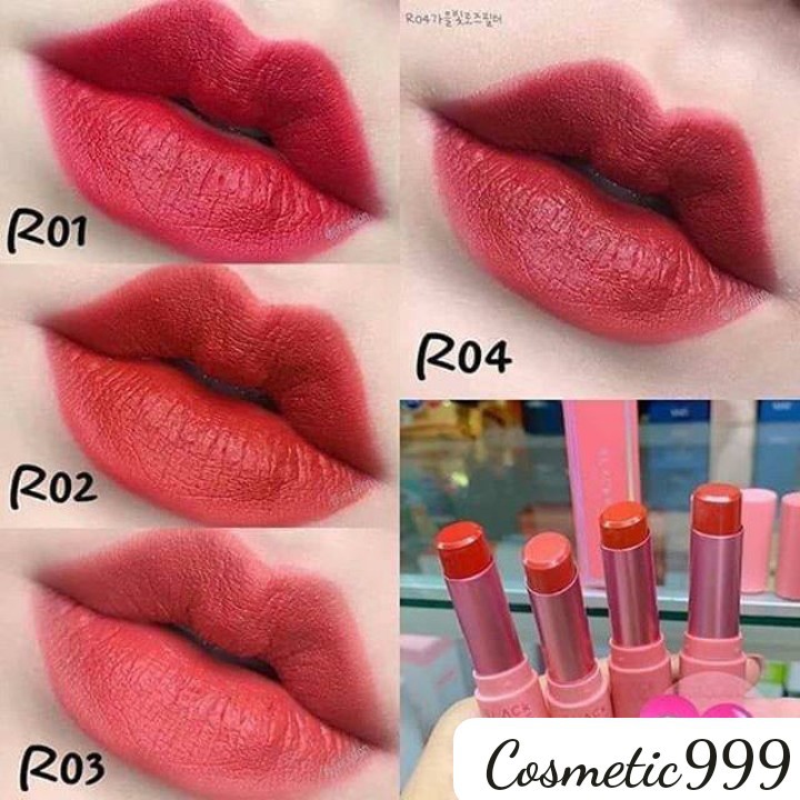 (auth 100% )Son thỏi lì Black Rouge Rose Velvet Lipstick hàn quốc - cosmetic999