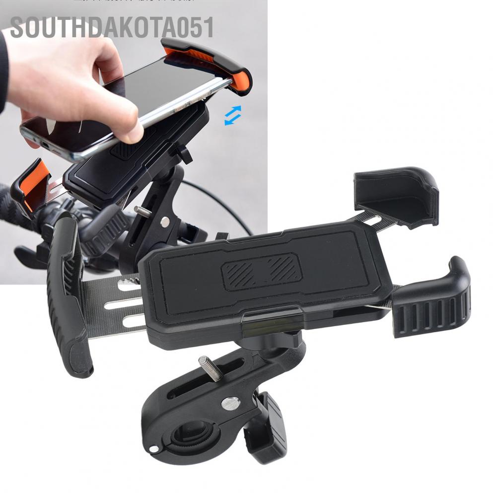 Southdakota051 Giá đỡ điện thoại xe đạp di động chống va đập định vị cho máy Xe Màu đen