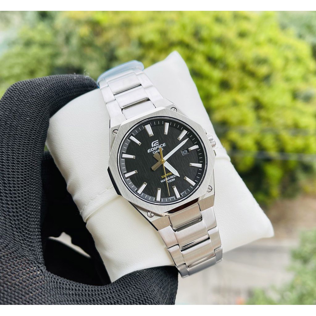Đồng Hồ Nam Casio EFR-S108D-1A MẶT KÍNH SAPPHIRE chống nước độ sâu 100m bảo hành 12 tháng