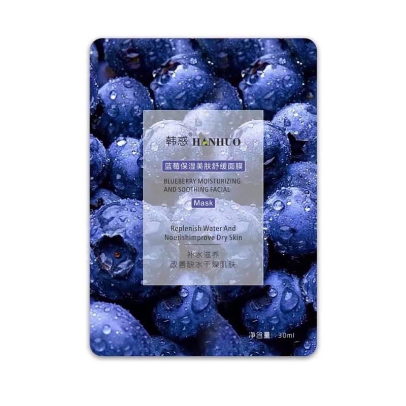 MẶT NẠ 4 VỊ TRÁI CÂY TỰ NHIÊN HANHOU