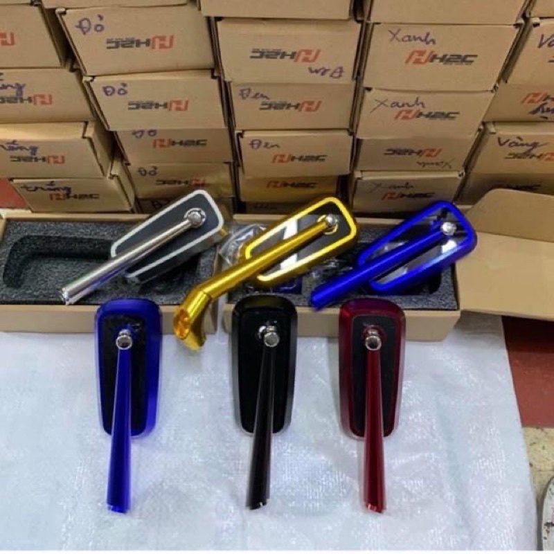 Kính Chiếu Hậu H2C Chân 744 Nhôm