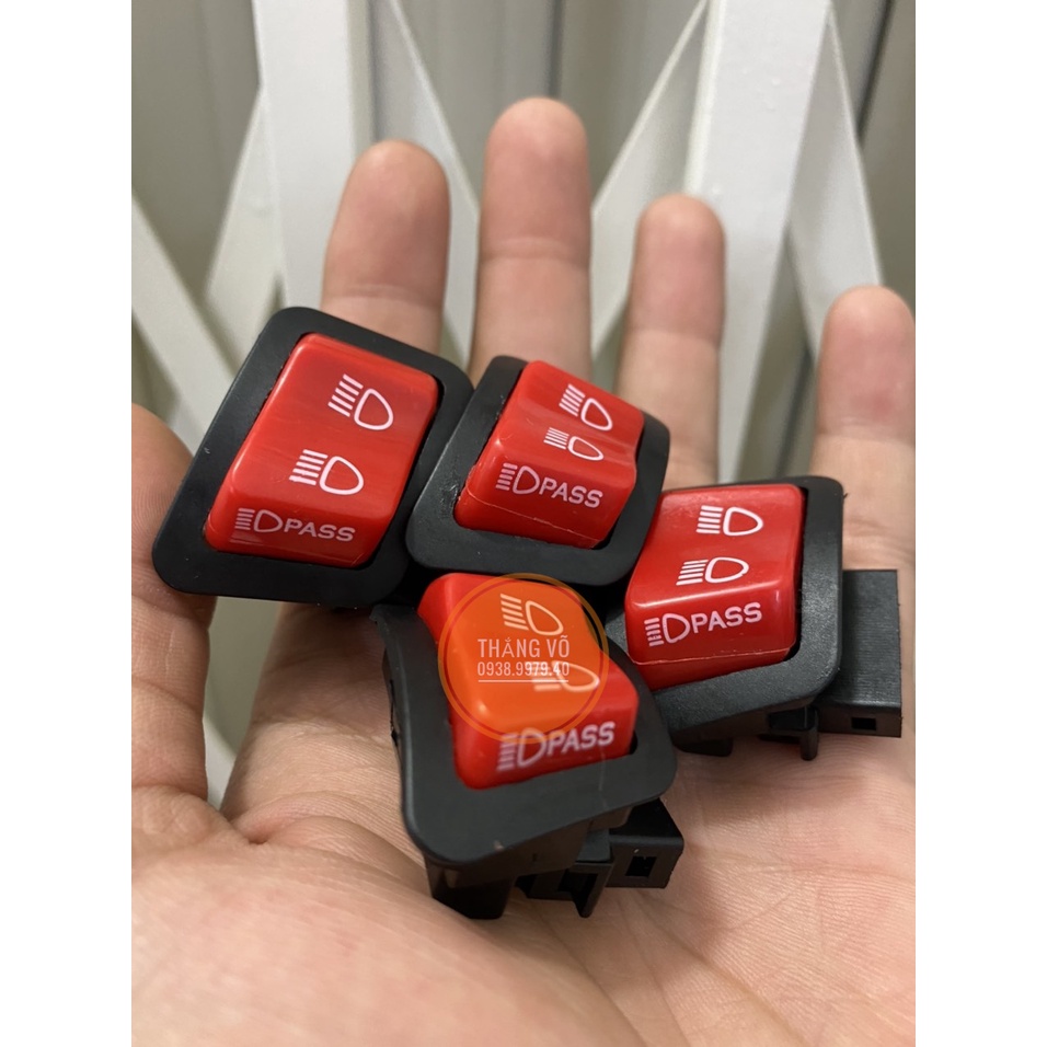 Nút passing, Công tắc passing đỏ lắp Vario Winner Airblade SH Vision Future Lead Sh mode Wave Blade