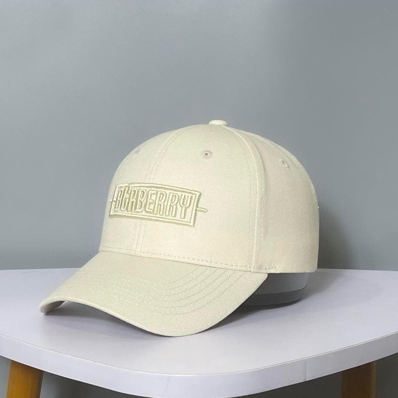 Mũ lưỡi trai Burberry màu be cá tính dành cho cả nam và nữ full hộp để làm quà tặng