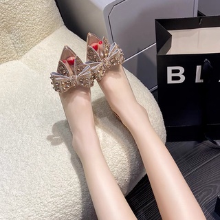 giày cao gót nơ đá 9909