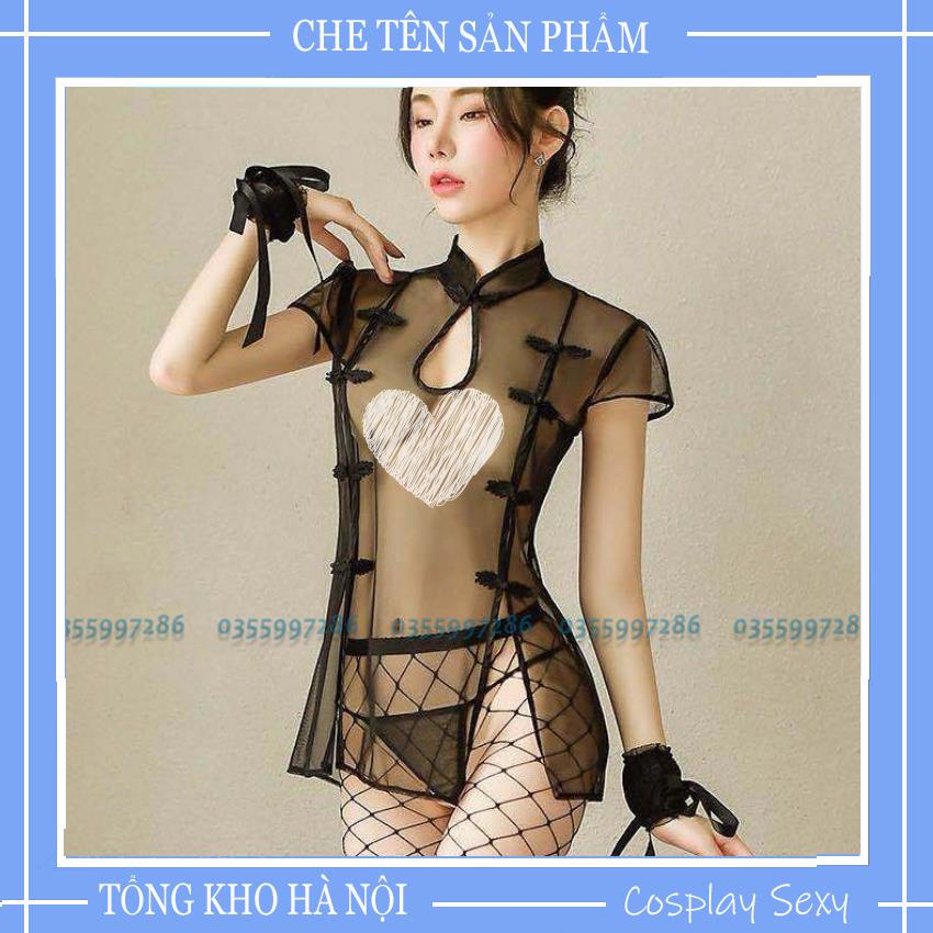 Áo Ngủ Sexy Voan Xuyên Thấu, Cosplay Sườn Xám Phong Cách Cổ Trang Trung Hoa Mã: ASXV005 | BigBuy360 - bigbuy360.vn