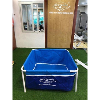 Bể bơi khung kim loại Bestpool KT 1m2 x 1m2 x 0,6m, bể bơi phao bơi, bể bơi tại nhà, bể bơi cho bé, bể bơi gia đình