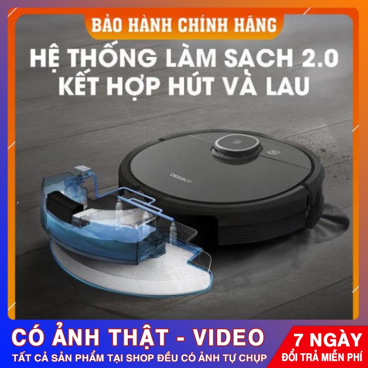 Robot hút bụi/Robot lau nhà Ecovacs T5 hero