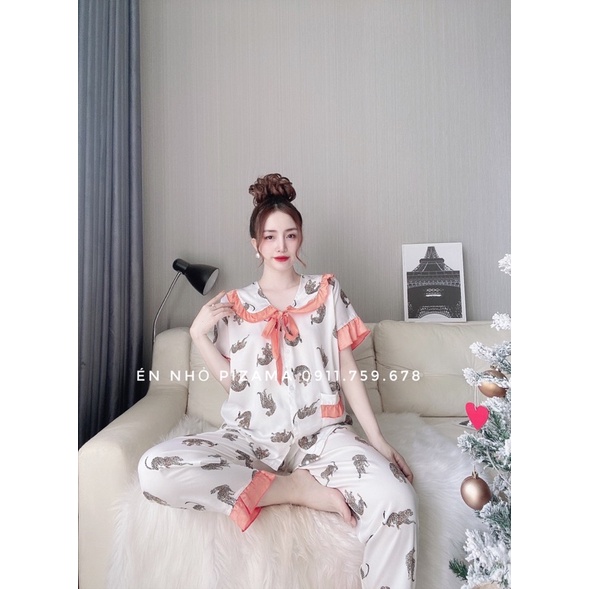 Size Đại 50-110kg latin bigsize dài Tay Ngắn Én Nhỏ Pijama