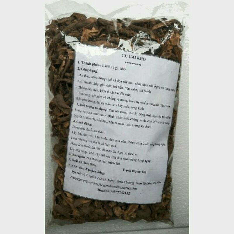 2kg củ gai khô - an thai